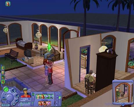 the sims 2 play games